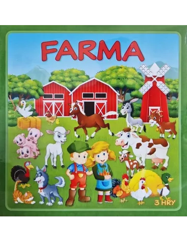 Spoločenská hra Farma 3-hry