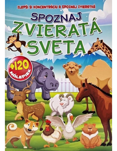 Spoznaj zvieratá sveta +120 nálepiek