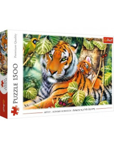 Trefl Puzzle 1500 Dva tigre