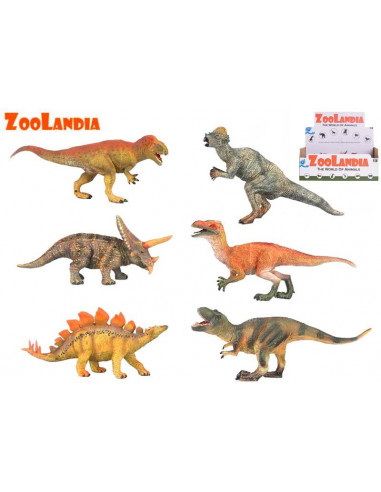 Zoolandia Dinosaurus 20-25cm/6 druhov