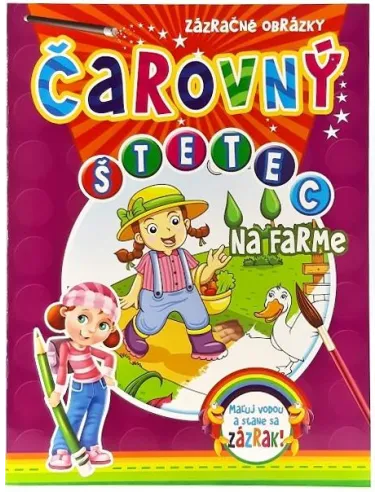 Čarovný štetec vyfarbovanie na farme