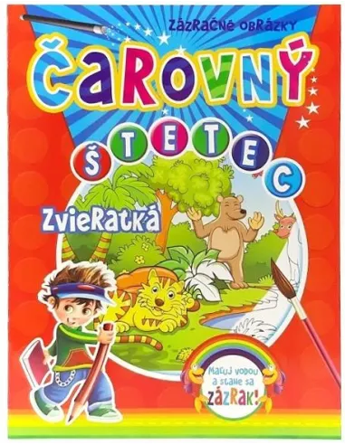 Čarovný štetec vyfarbovanie zvieratiek