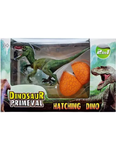 Dinosaurus s vajíčkom Velociraptor 2v1