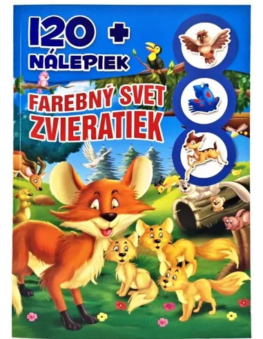 Farebný svet zvieratiek +120 nálepiek