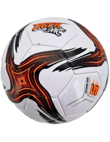 Futbalová lopta Tiger oranžová veľkosť 5