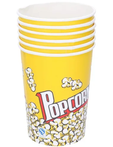 Kelímok na popcorn 1l 6ks