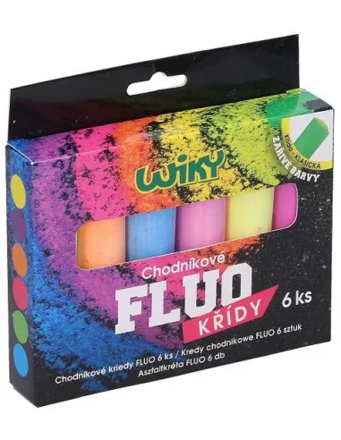 Kriedy chodníkové Fluo 6ks