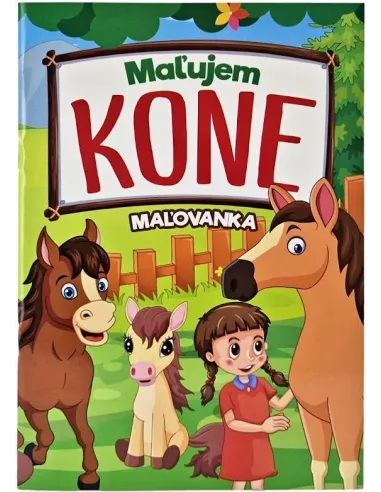 Maľujem kone omaľovanka