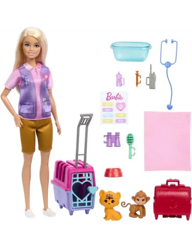 Mattel Barbie Bábika zachraňuje zvieratá blondínka