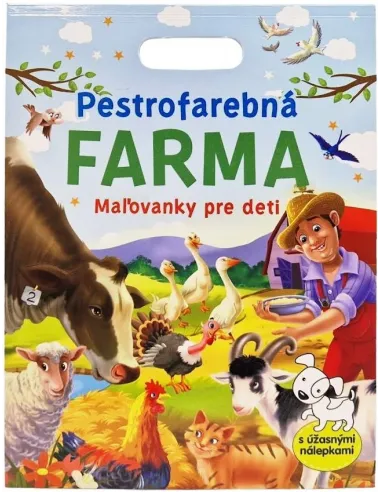 Pestrofarebná Farma Maľovanky pre deti