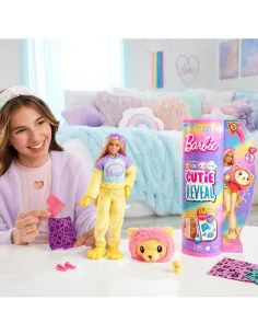 Mattel Barbie Cutie Reveal pastelová edícia lev 2