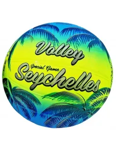 Volejbalová plážová lopta Beach Volley Seychelles 21cm - modrá–žltá 2