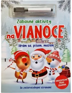 Zábavné aktivity na Vianoce-zmazateľné pero