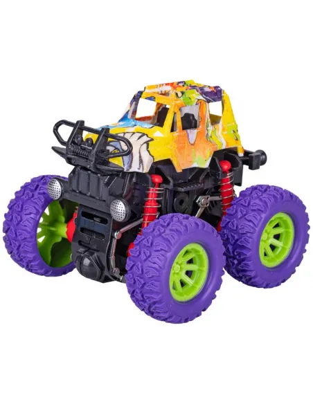 Auto Monster Crazy Truck na zotrvačník 9cm - náhodná