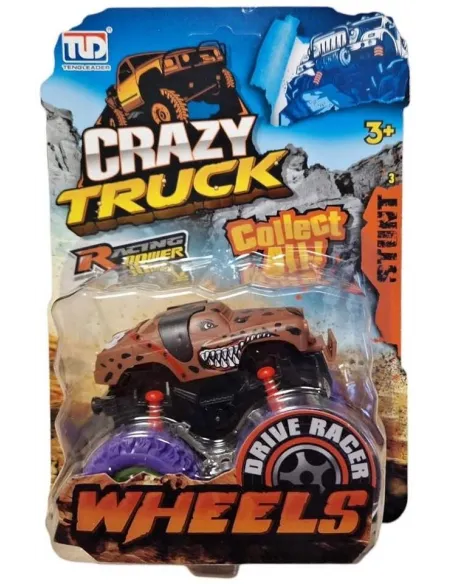 Auto Monster Crazy Truck na zotrvačník 9cm - náhodná