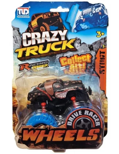 Auto Monster Crazy Truck na zotrvačník 9cm - náhodná