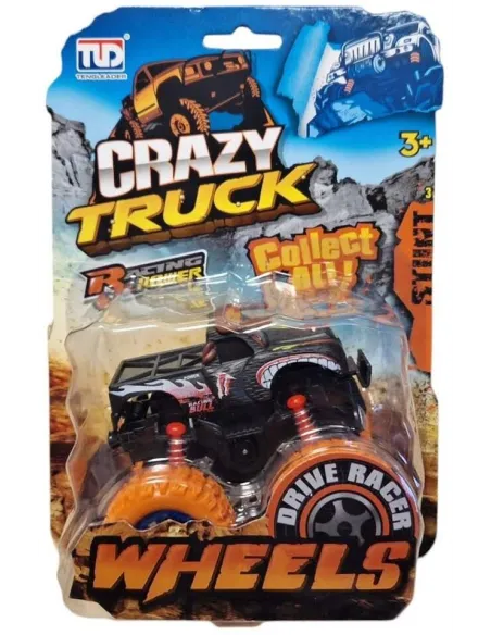 Auto Monster Crazy Truck na zotrvačník 9cm - náhodná