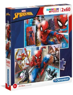 Clementoni Puzzle 2x60 Spiderman