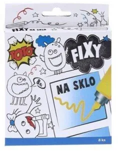 Fixky na sklo 8 farieb